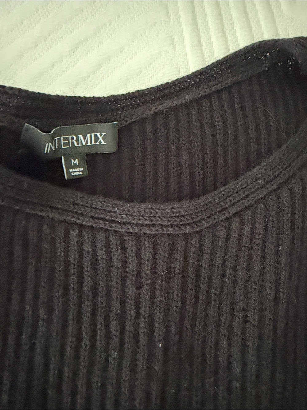INTERMIX Black Ribbed Maxi Dress - Picture 2 of 2